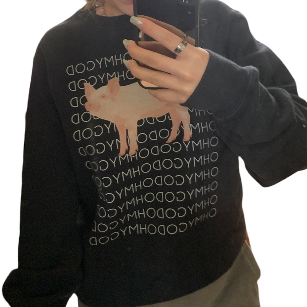 Shane Dawson OMG Pig Merch Black Shirt